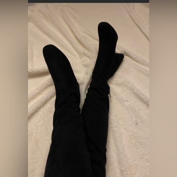 Chinese Laundry King Black Over the Knee Boots size 8.5 - Picture 5 of 7